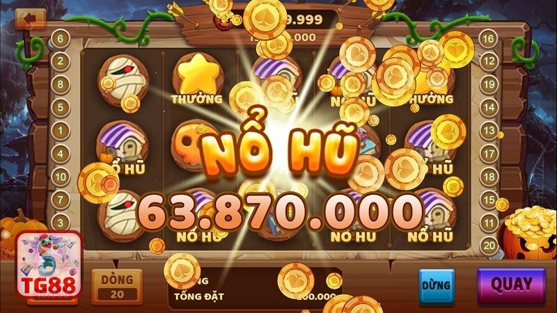 Nổ Hũ JBD - Nhiều lớp thưởng: bonus, vòng quay đặc biệt, mini game